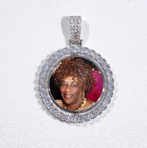 3D Spinning 2-Faced Custom Picture Pendant