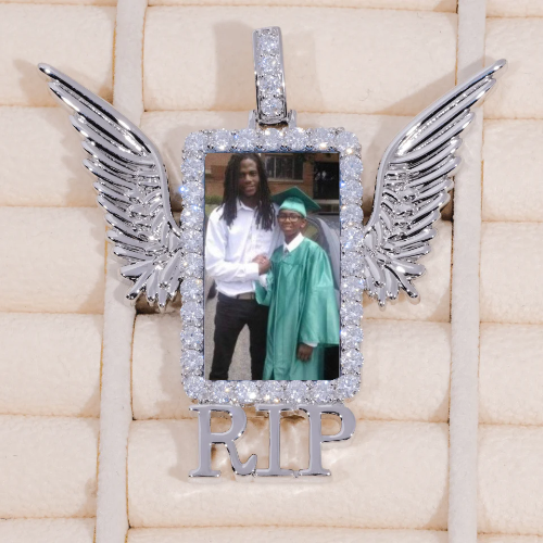 RIP WING 3D CUSTOM PICTURE PENDANT