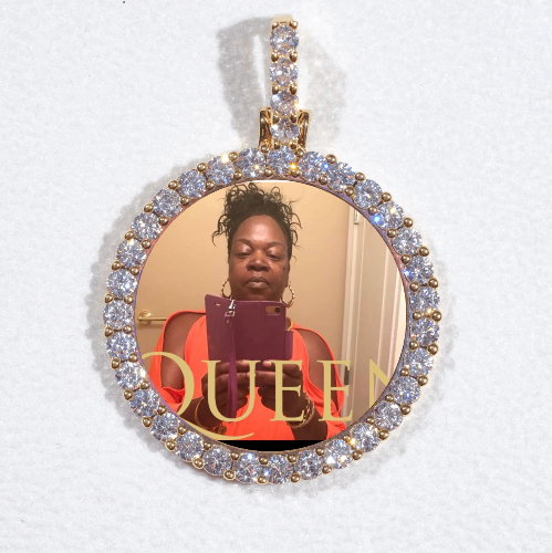 3D CIRCLE CUSTOM PICTURE PENDANT SMALL SIZE