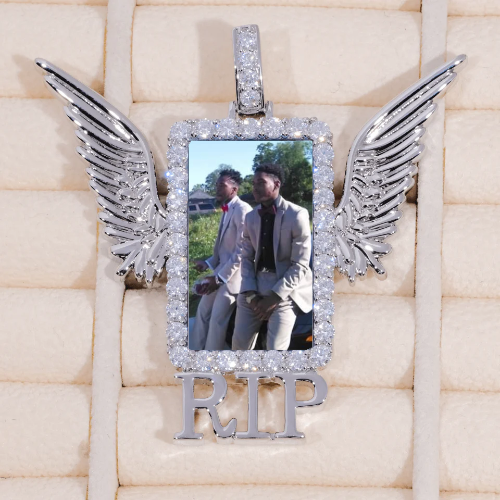 RIP WING 3D CUSTOM PICTURE PENDANT