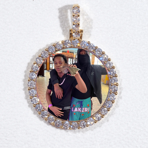 3D CIRCLE CUSTOM PICTURE PENDANT SMALL SIZE