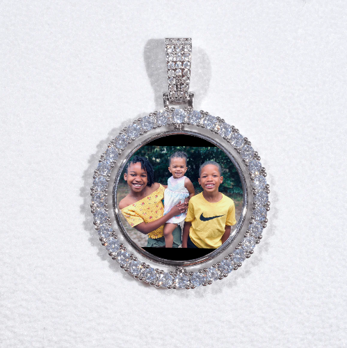 3D Spinning 2-Faced Custom Picture Pendant
