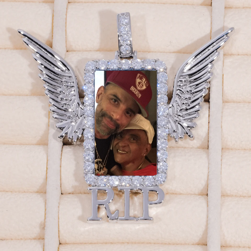 RIP WING 3D CUSTOM PICTURE PENDANT