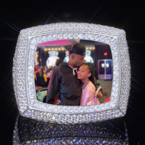 3D CUSTOM PICTURE ICED RING