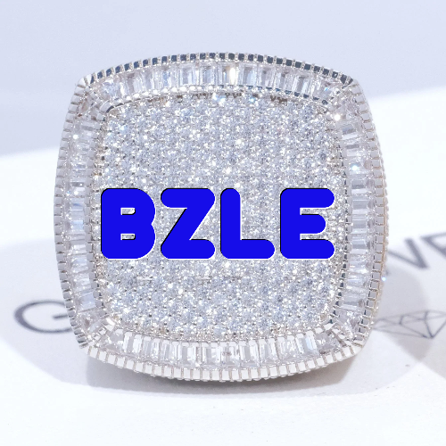 CUSTOM LETTER 3D ICED RING