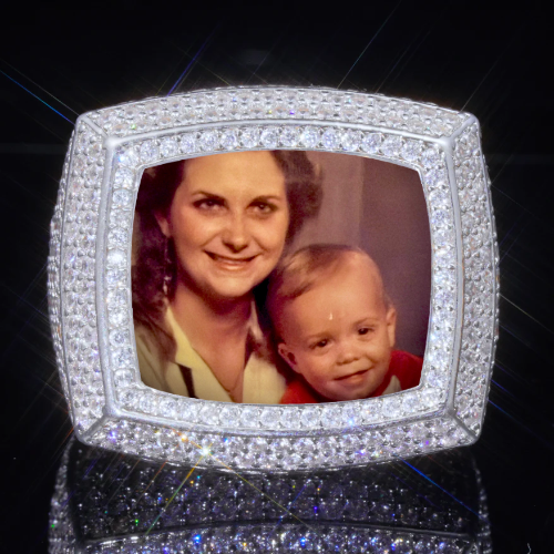 3D CUSTOM PICTURE ICED RING