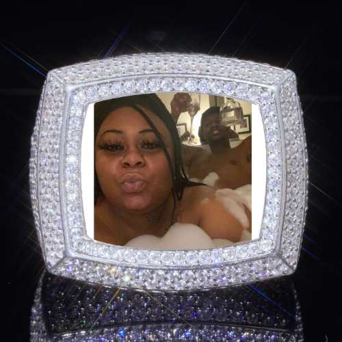 3D CUSTOM PICTURE ICED RING