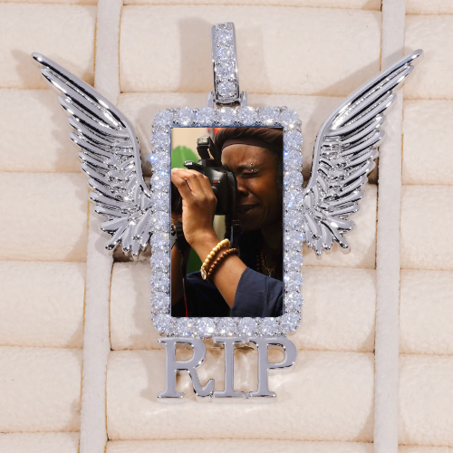 RIP WING 3D CUSTOM PICTURE PENDANT