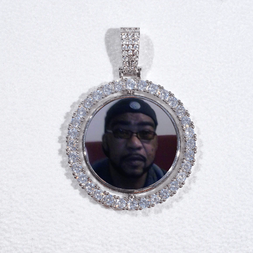 3D Spinning 2-Faced Custom Picture Pendant