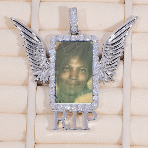 RIP WING 3D CUSTOM PICTURE PENDANT