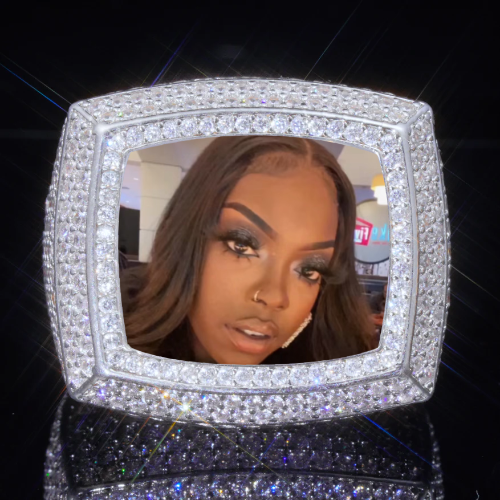 3D CUSTOM PICTURE ICED RING