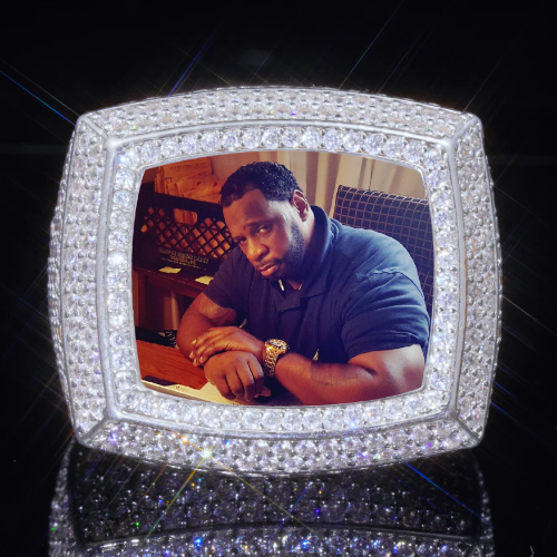3D CUSTOM PICTURE ICED RING
