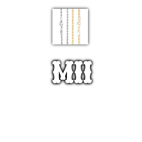Custom Letters Freibeuter Font Necklace