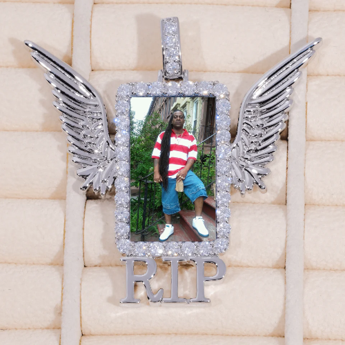 RIP WING 3D CUSTOM PICTURE PENDANT