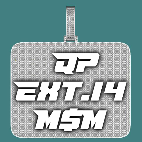 CUSTOM LETTER NECKLACE 3D BIG SQUARE