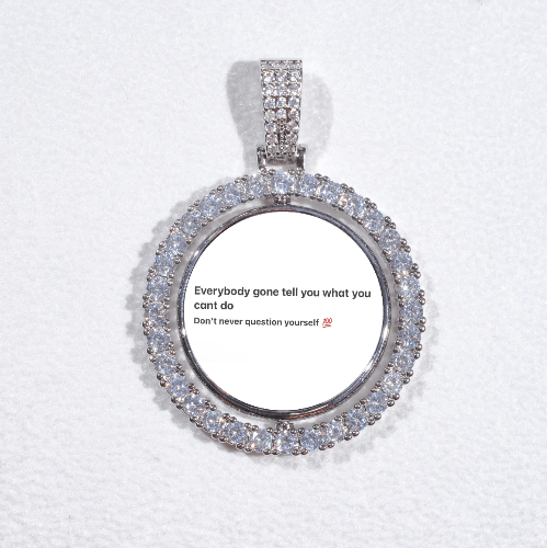 3D Spinning 2-Faced Custom Picture Pendant