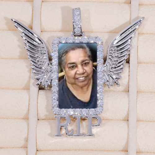 RIP WING 3D CUSTOM PICTURE PENDANT