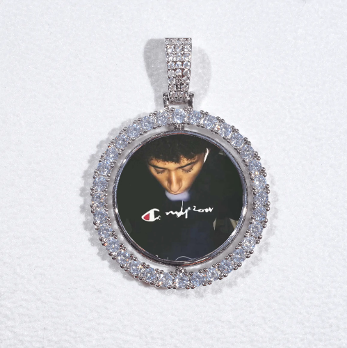 3D Spinning 2-Faced Custom Picture Pendant