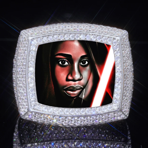 3D CUSTOM PICTURE ICED RING