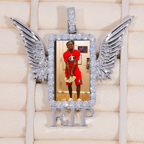 RIP WING 3D CUSTOM PICTURE PENDANT