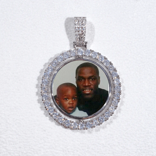 3D Spinning 2-Faced Custom Picture Pendant