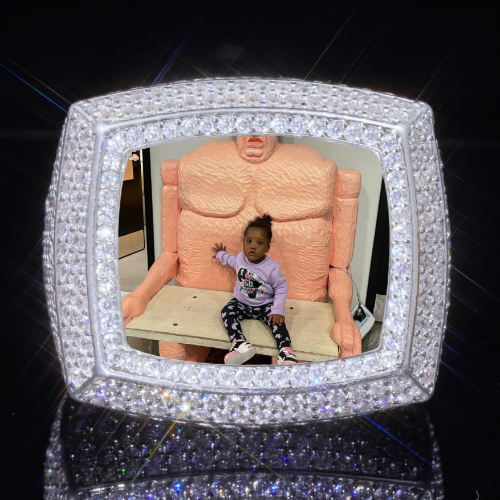3D CUSTOM PICTURE ICED RING
