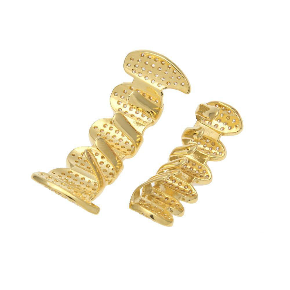 Official Limited Gold-Plated  Micro-inlay CZ Grillz