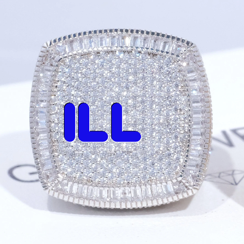 CUSTOM LETTER 3D ICED RING