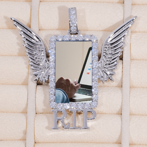 RIP WING 3D CUSTOM PICTURE PENDANT