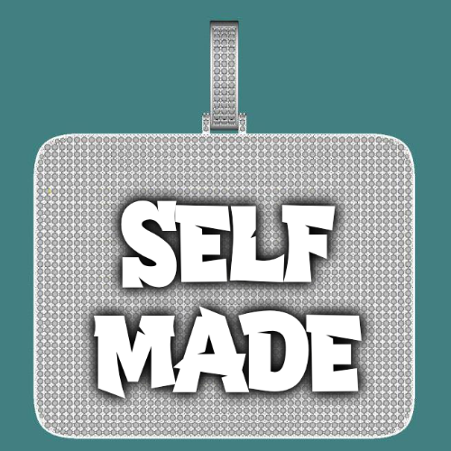 CUSTOM LETTER NECKLACE 3D BIG SQUARE