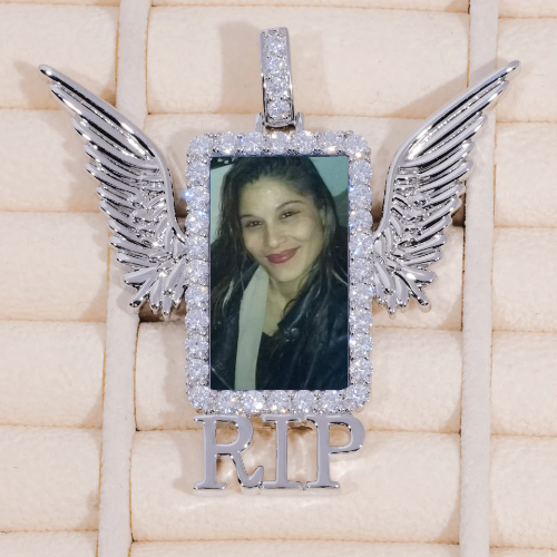 RIP WING 3D CUSTOM PICTURE PENDANT