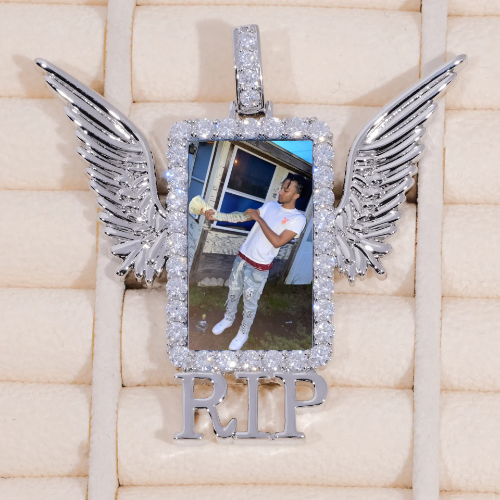 RIP WING 3D CUSTOM PICTURE PENDANT