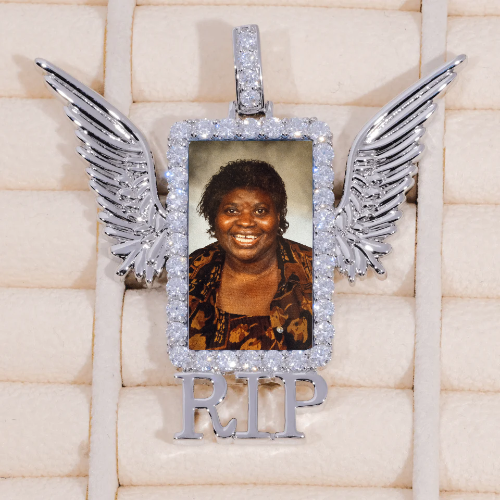 RIP WING 3D CUSTOM PICTURE PENDANT