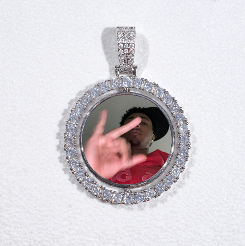 3D Spinning 2-Faced Custom Picture Pendant
