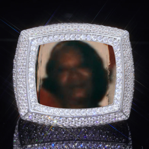 3D CUSTOM PICTURE ICED RING