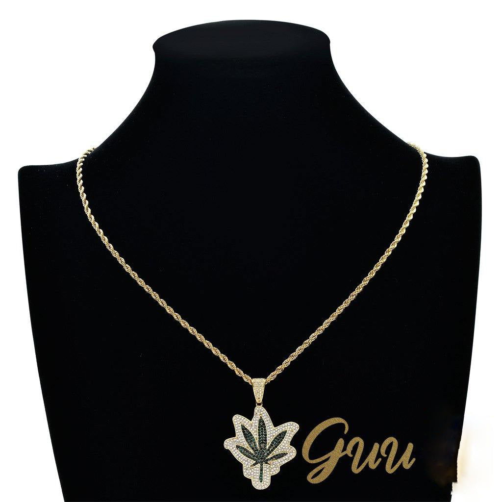 18K Gold-Plated Maple Leaf Necklace - The GUU Shop