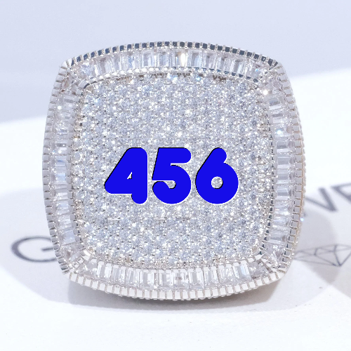 CUSTOM LETTER 3D ICED RING