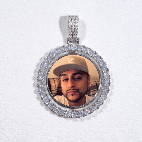 3D Spinning 2-Faced Custom Picture Pendant