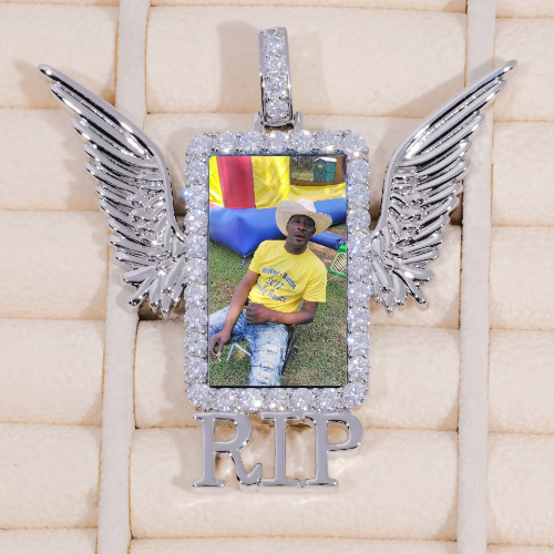 RIP WING 3D CUSTOM PICTURE PENDANT