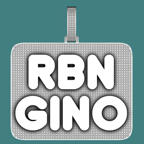 CUSTOM LETTER NECKLACE 3D BIG SQUARE