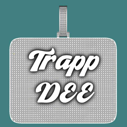 CUSTOM LETTER NECKLACE 3D BIG SQUARE