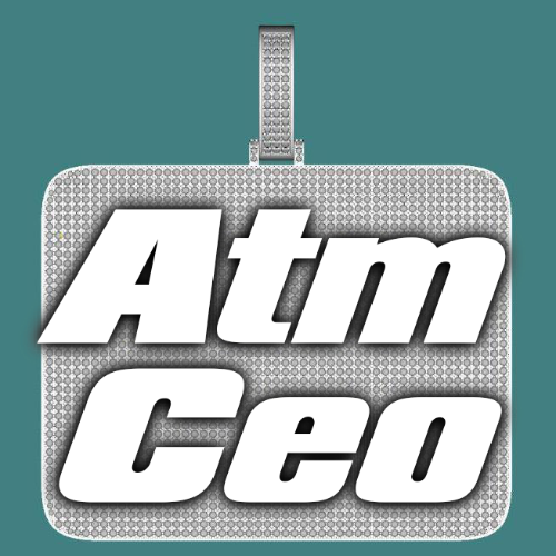 CUSTOM LETTER NECKLACE 3D BIG SQUARE