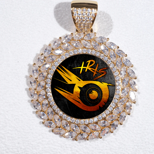 Large 3D Wheat Ear Custom Picture Pendant