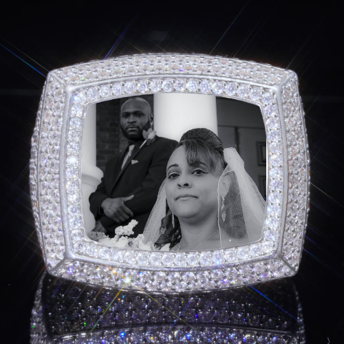 3D CUSTOM PICTURE ICED RING