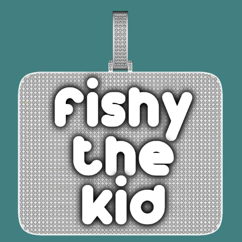 CUSTOM LETTER NECKLACE 3D BIG SQUARE