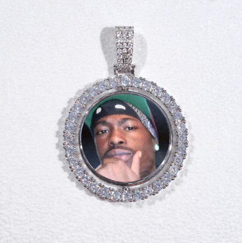 3D Spinning 2-Faced Custom Picture Pendant
