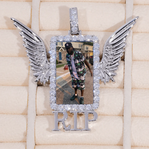 RIP WING 3D CUSTOM PICTURE PENDANT