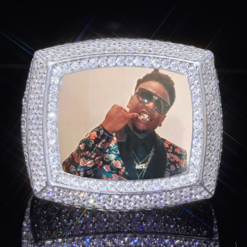 3D CUSTOM PICTURE ICED RING