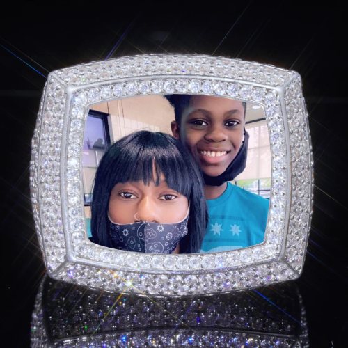 3D CUSTOM PICTURE ICED RING
