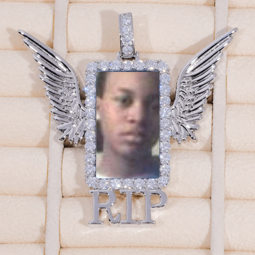 RIP WING 3D CUSTOM PICTURE PENDANT